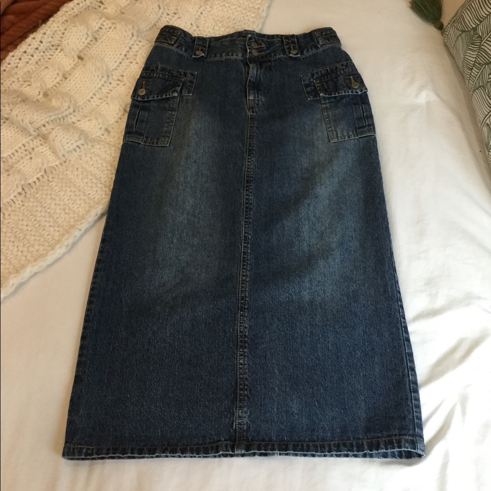 American outpost Jean skirt
